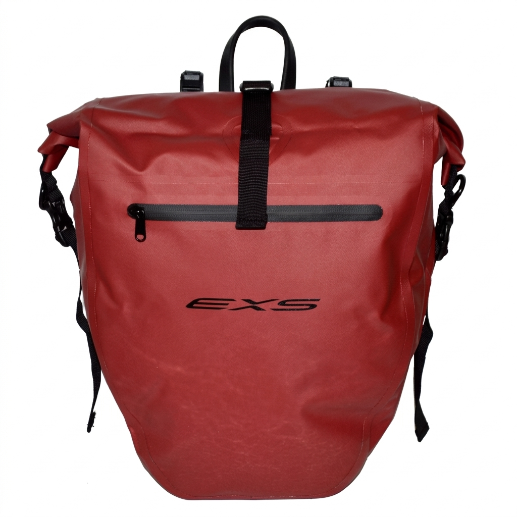 SACOCHE ARRIERE SIMPLE ETANCHE EXS 25L BORDEAUX