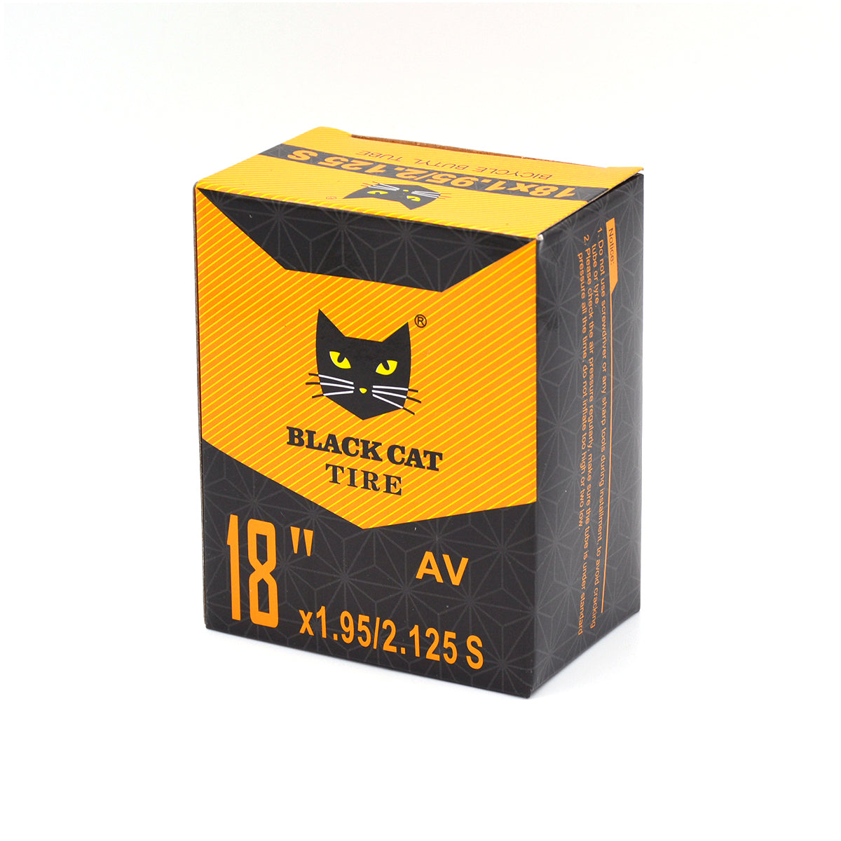 CHAMBRE A AIR 18X1.95/2.125 AV BLACKCAT