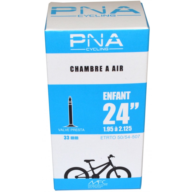 CHAMBRE AIR 24X1.95/2.125 FV 33MM PNA