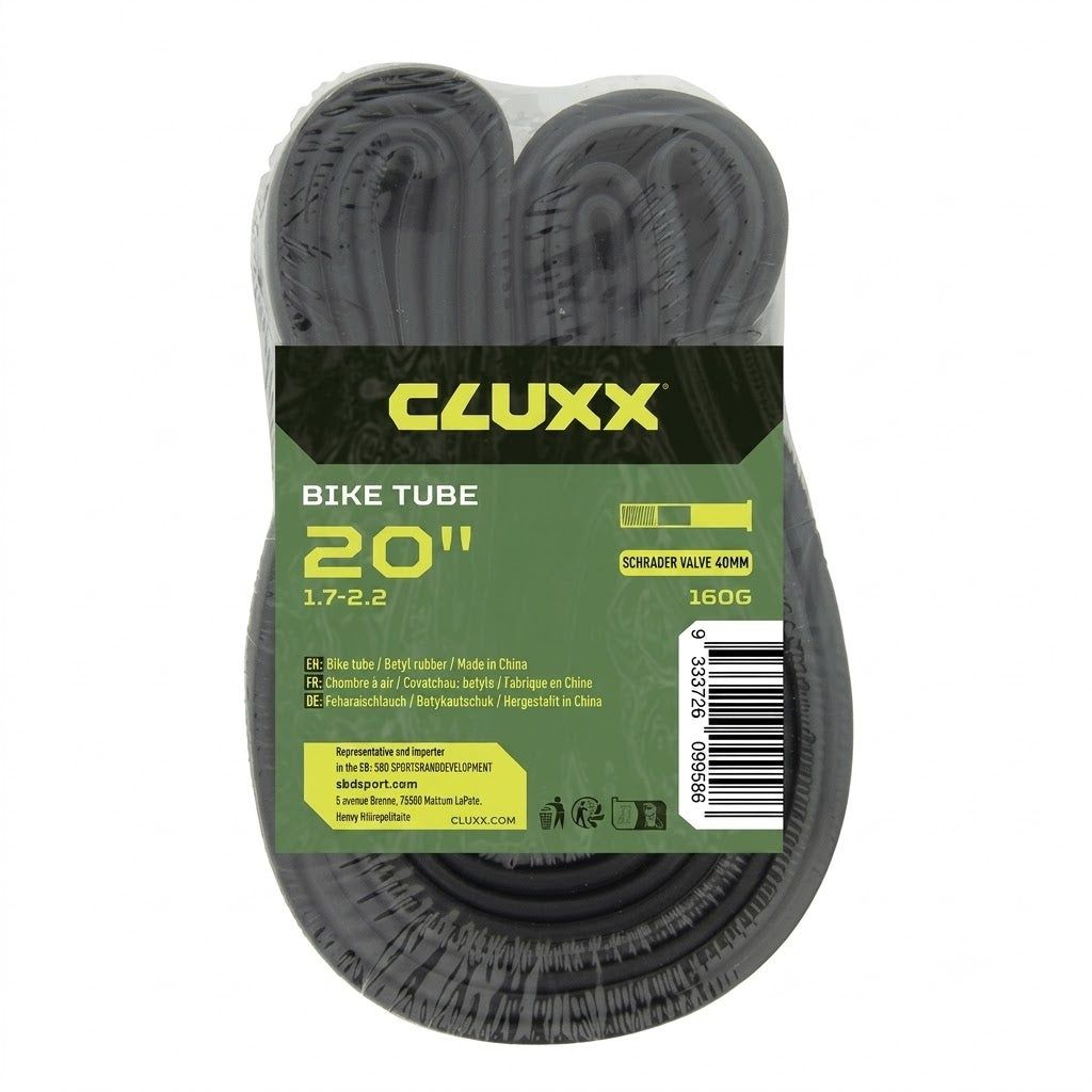 CHAMBRE A AIR 20X1.75/2.125 AV 40MM CLUXX