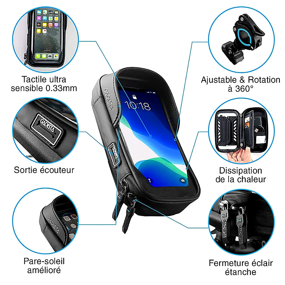 SUPPORT TELEPHON FIXATION GUIDON