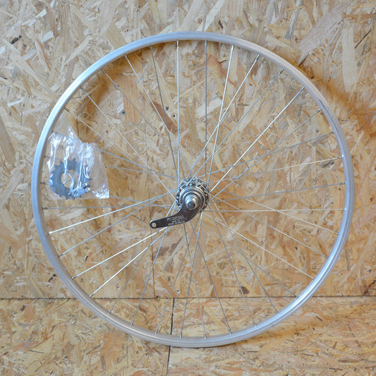 ROUE 26P ARRIERE SP AXE PLEIN VELOSTEEL