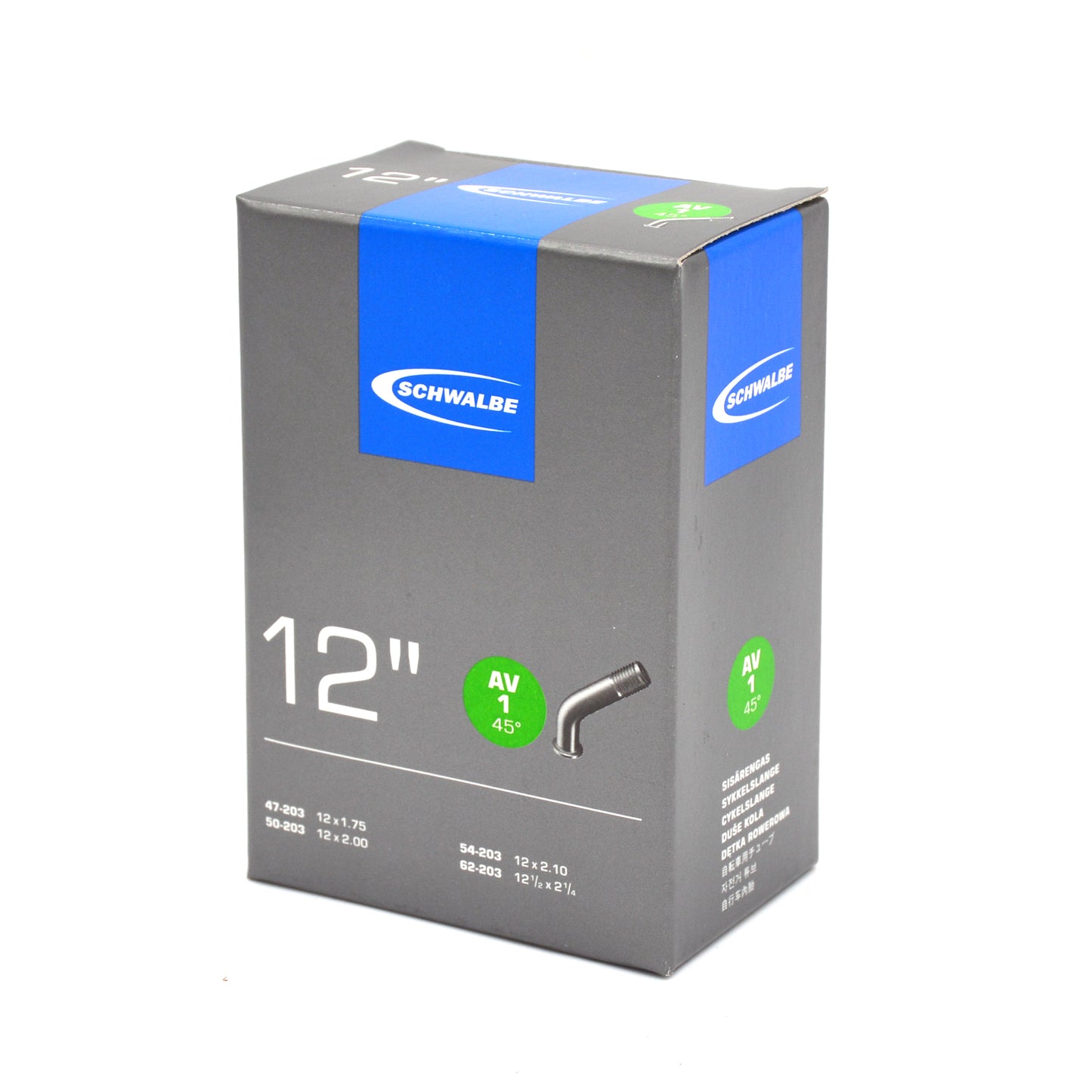 CHAMBRE A AIR COUDEE 12P SCHWALBE