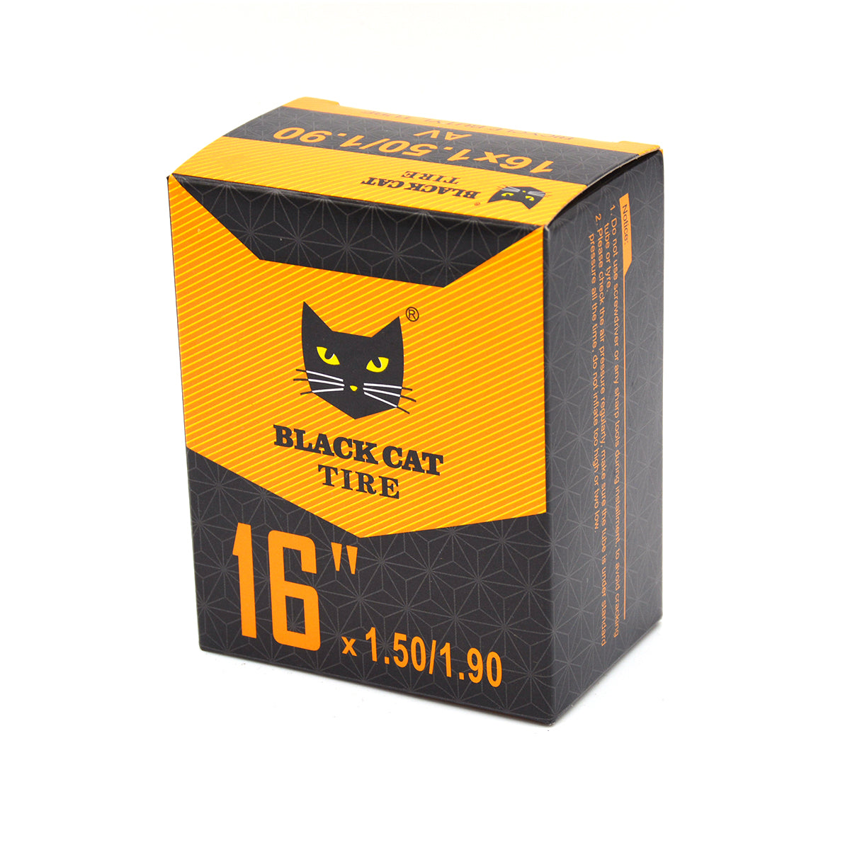 CHAMBRE A AIR 16X1.50/1.90 AV BLACK CAT