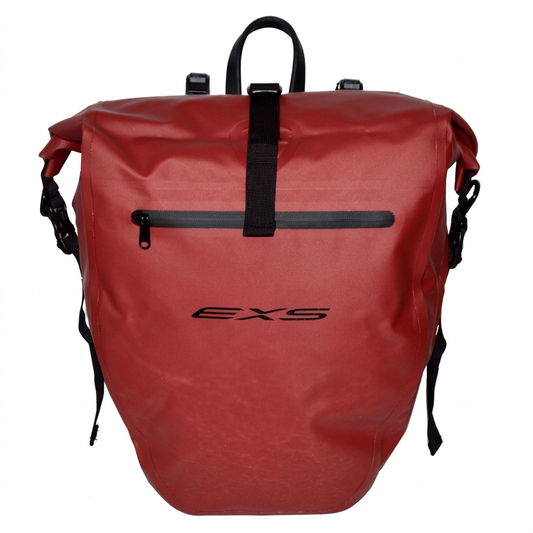 SACOCHE ARRIERE SIMPLE ETANCHE EXS 25L BORDEAUX