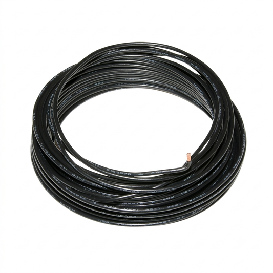 CABLE ELECTRIQUE VELO NOIR 10M