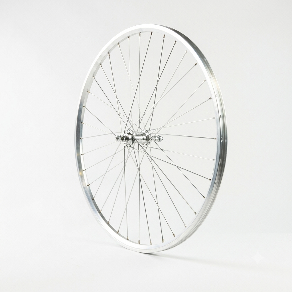 ROUE AR 28" 36T VTC JTE DBLE PAROI MOY ALU ECROUS