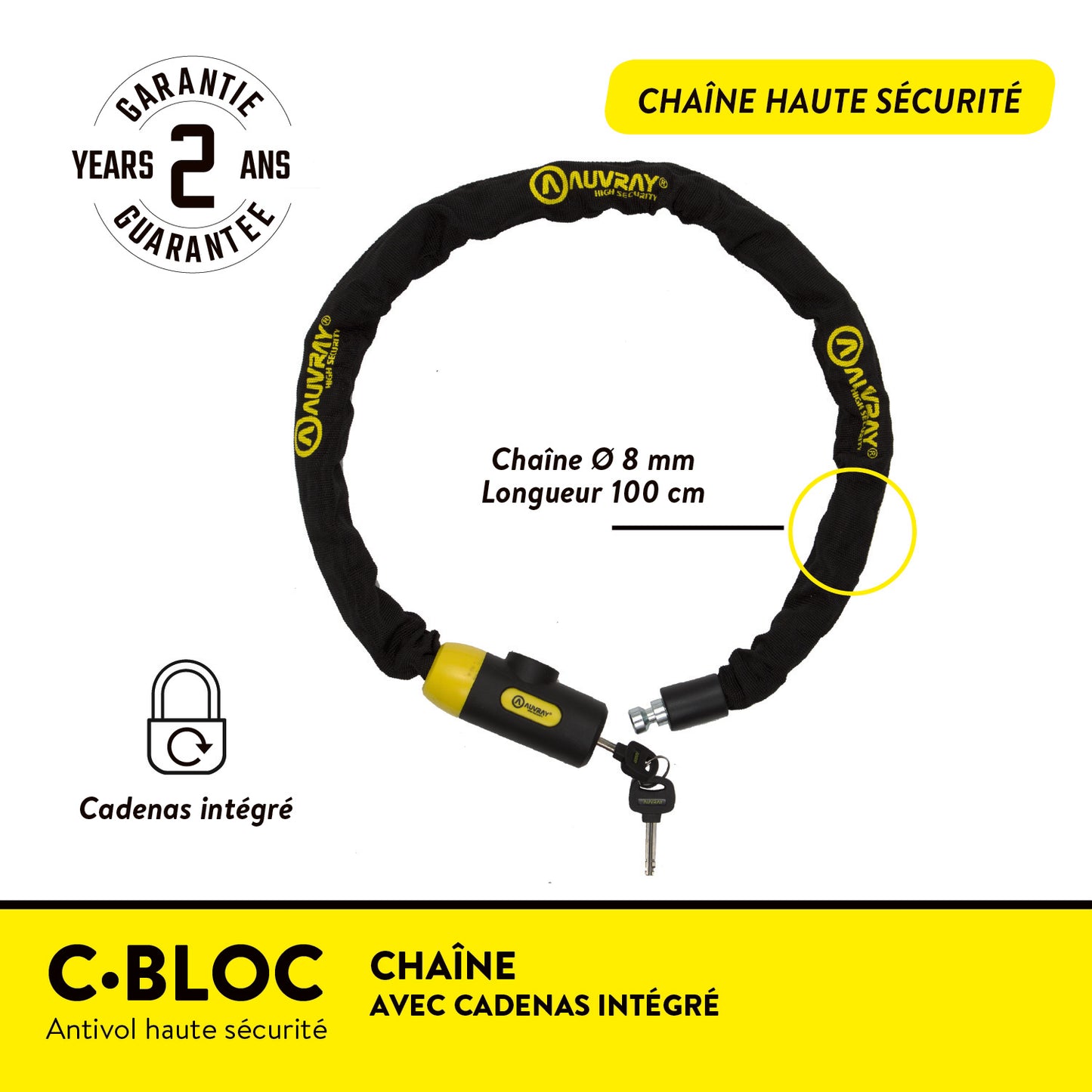 CHAINE C-BLOC 100 D.8 AUVRAY