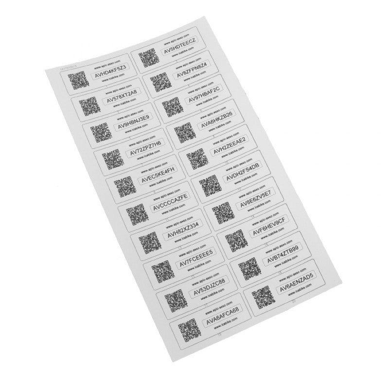 ETIQUETTE ICABIKE AUVRAY VENDUES PAR 20