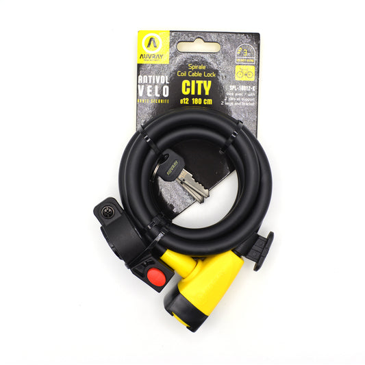 ANTIVOL SPIRALE CLE L180CM D12