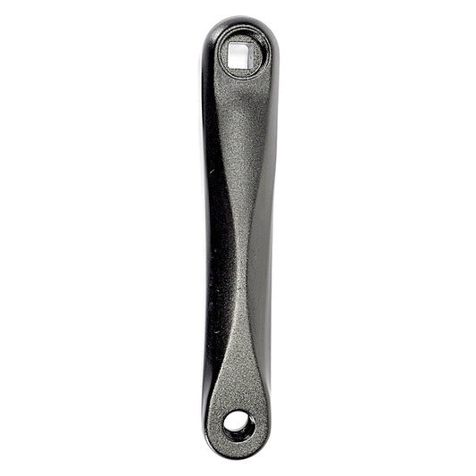 MANIVELLE GAUCHE AXE CARRE DROIT NOIR  ALU