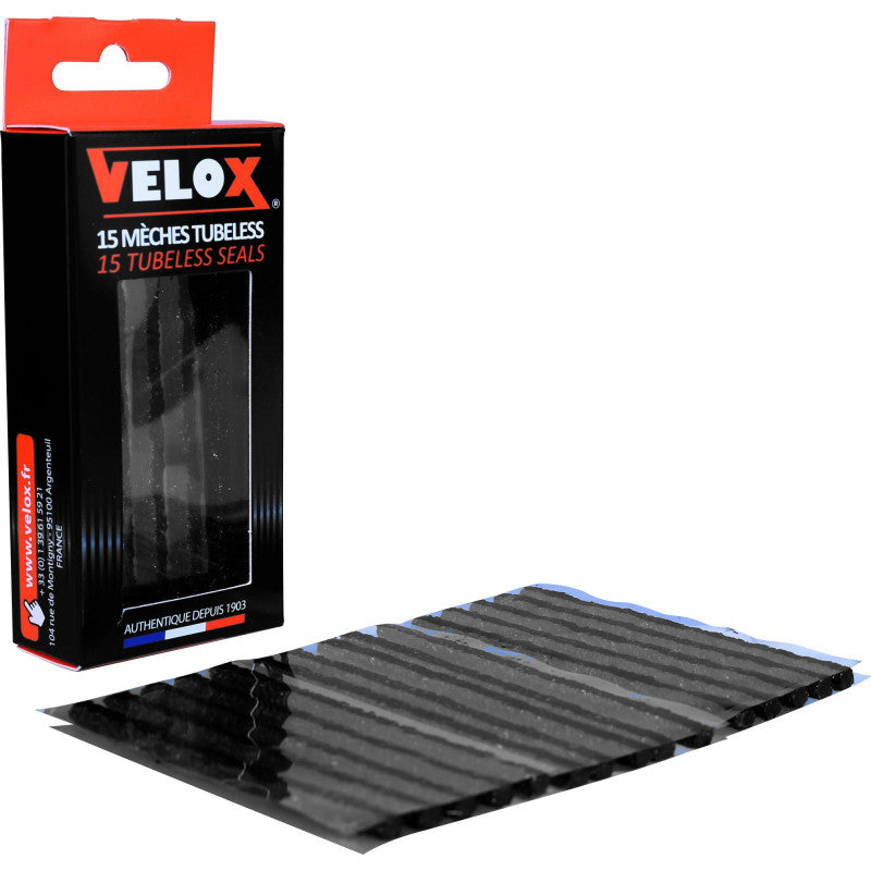 LOT DE 15 MECHES TUBELESS VELOX