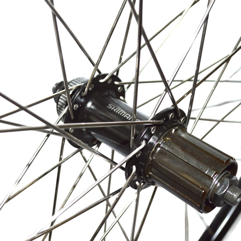 ROUE ARRIERE 28 CENTER LOCK 8-11V NOIRE